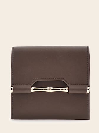 Iris genuine leather mini purse