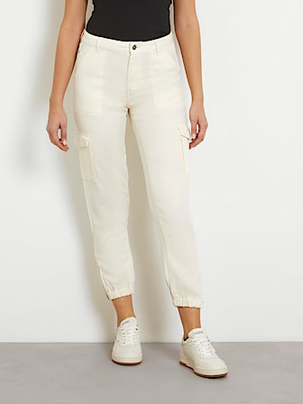 Pantaloni new arrivals bianchi guess