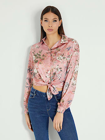 Shirt met all-over print