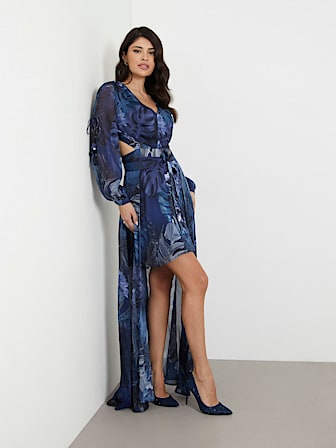 Robe avec jupe amovible