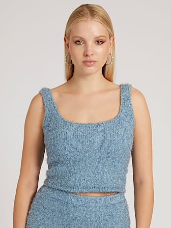 Lurex sweater top