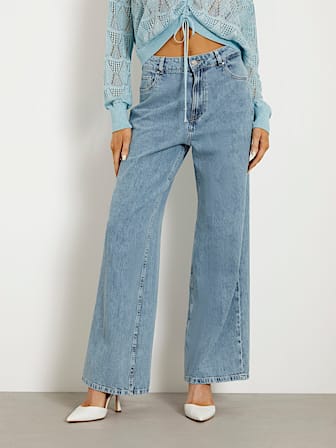 Pantalon en jean large
