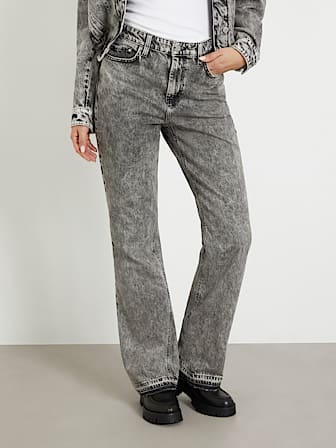 Denimowe spodnie fason straight model 80s