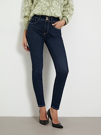 Denimowe spodnie fason skinny model Shape Up