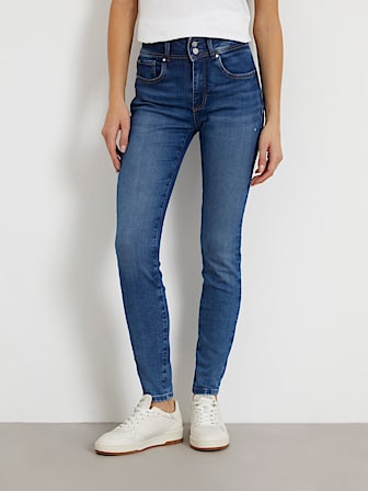 Skinny Jeans mit mittelhohem Bund