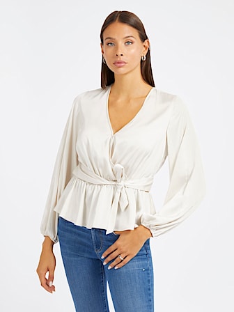 Blusa in satin