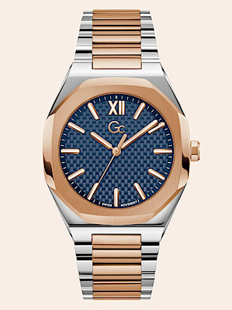 GC steel analogue watch