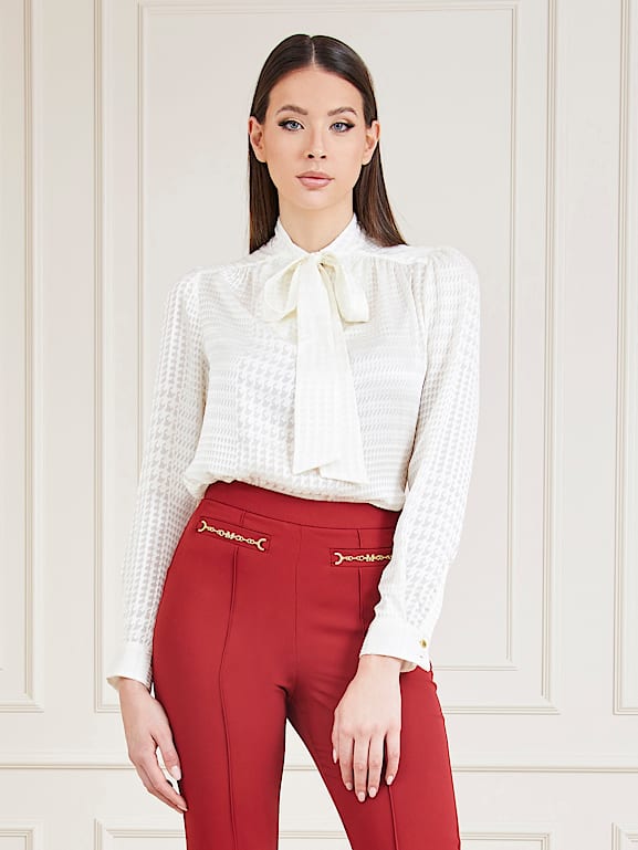 Guess white hot sale blouse