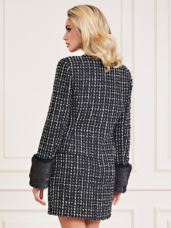 Guess store tweed coat