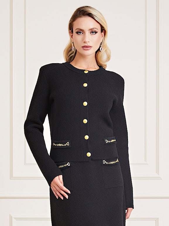 GUESS Marciano chain detail cardigan