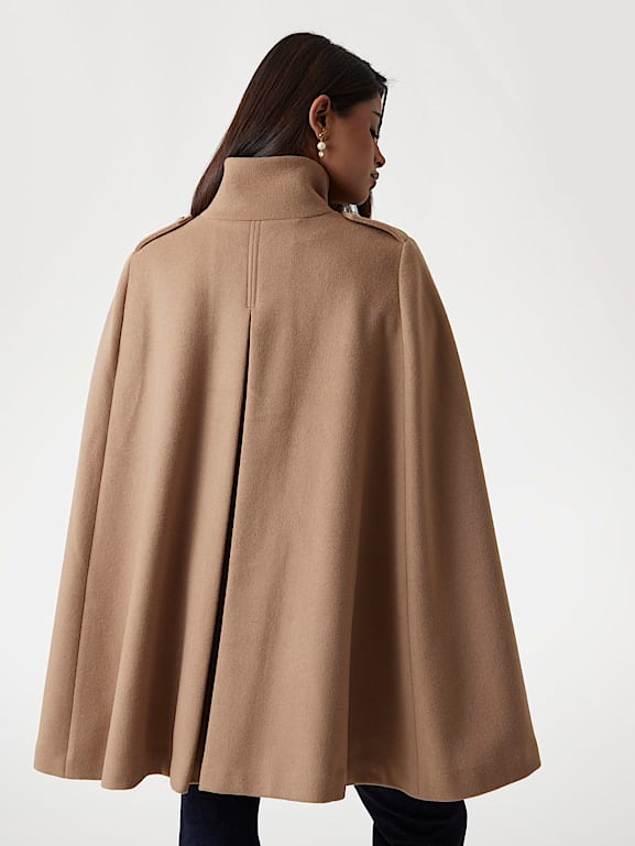 GUESS Marciano wool blend cape