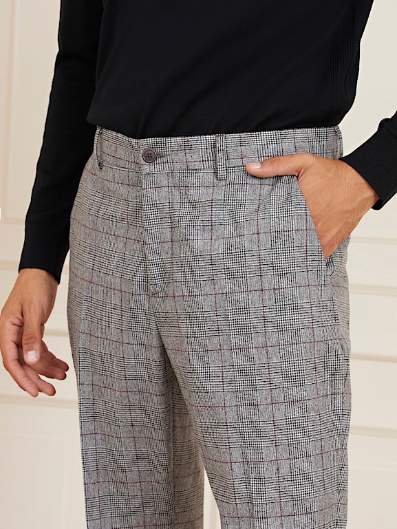 Marciano plaid pants cheap