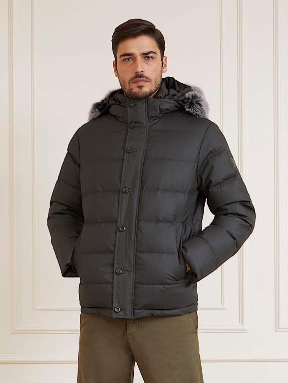 Guess down parka store