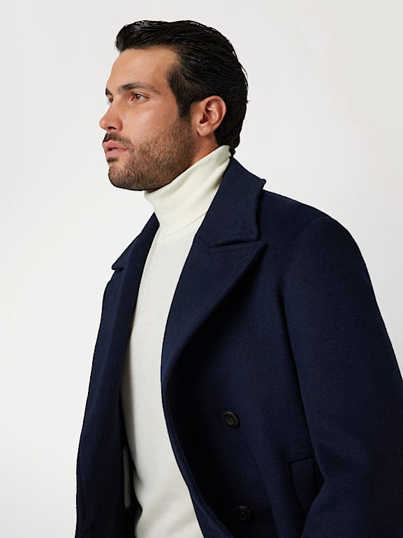 Mens guess deals pea coat