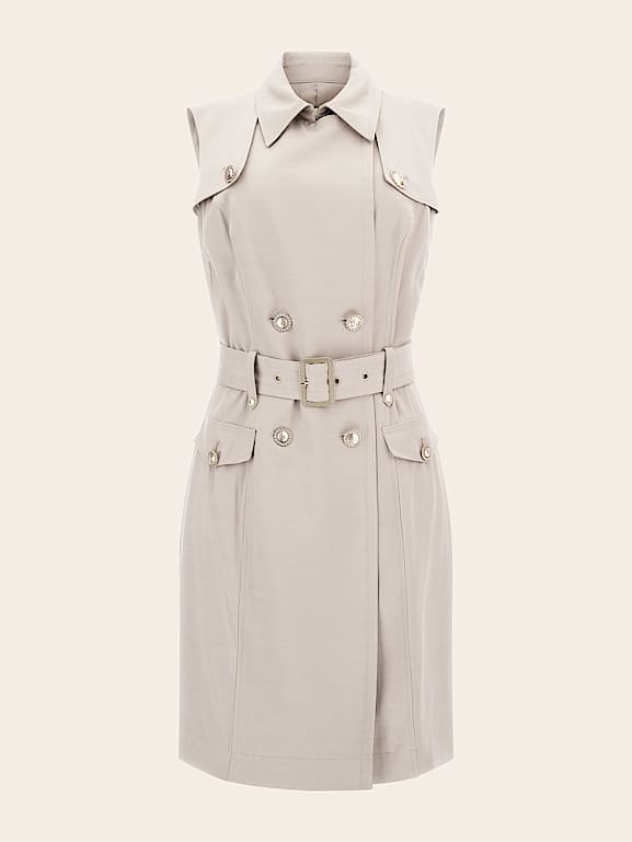 GUESS Marciano sleeveless trench dress