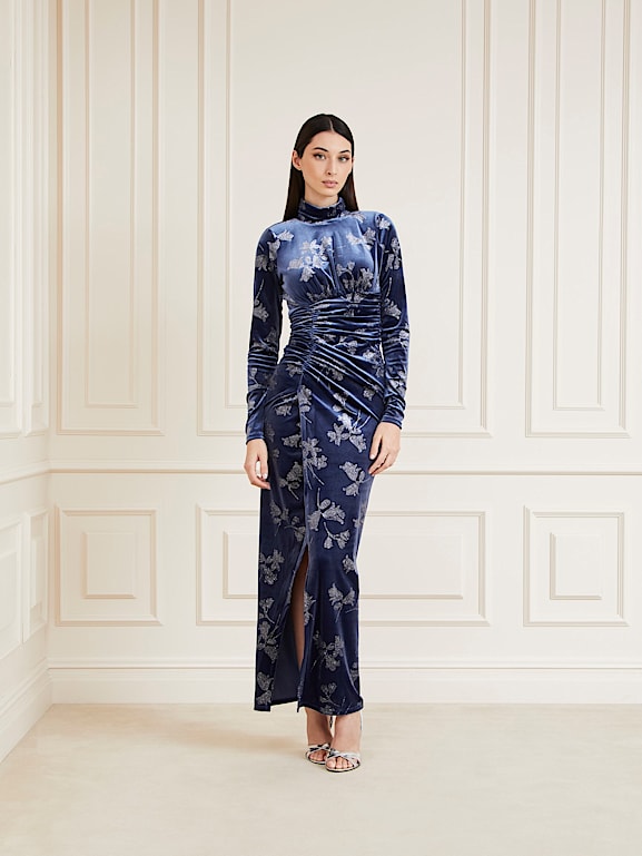 GUESS Marciano velvet long dress