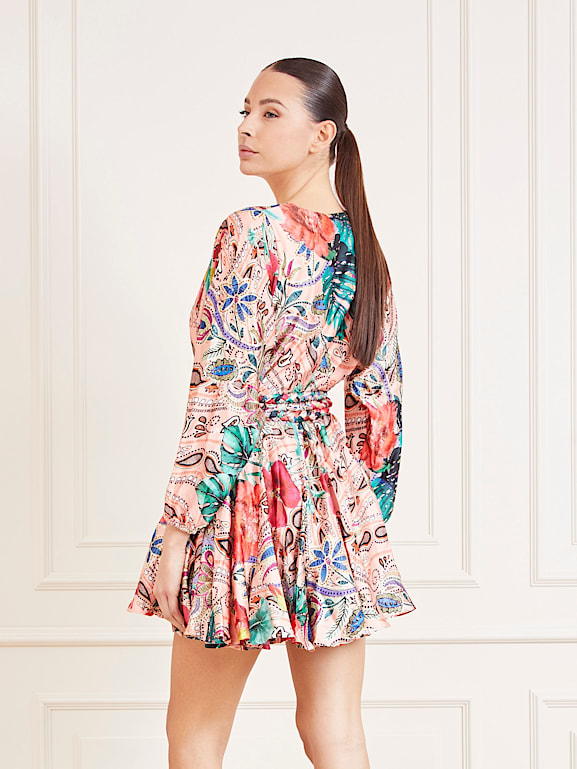 GUESS Marciano all over print mini dress Women