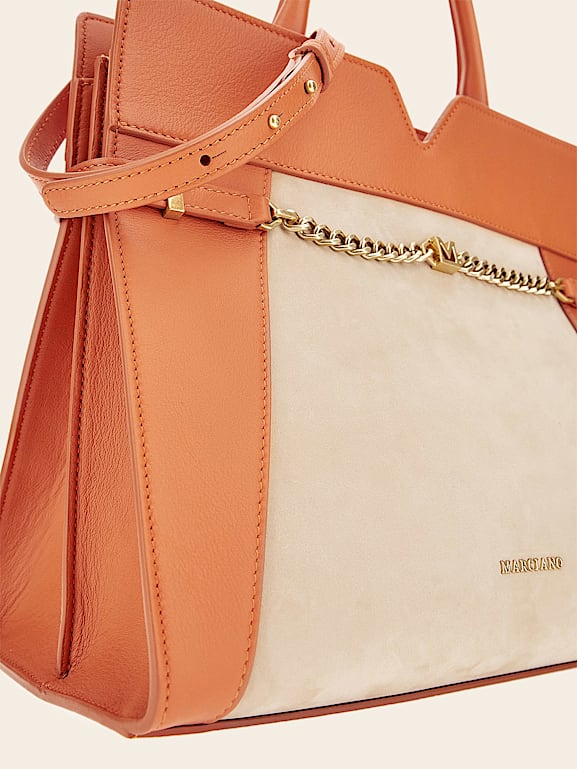 GUESS Borsa a mano Marciano in vera pelle Donna