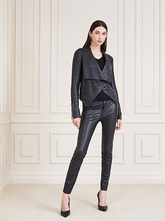Guess by marciano leather jacket on sale