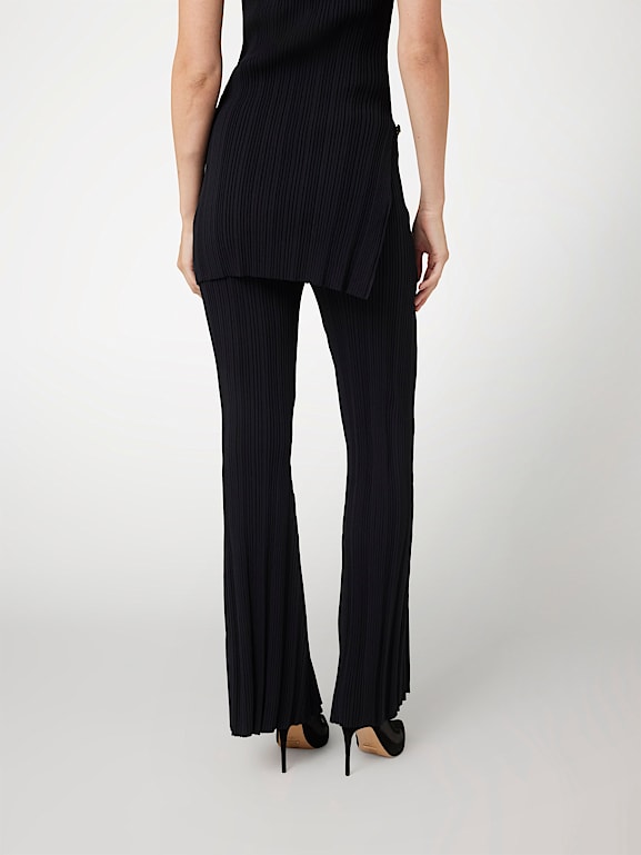 Rib knit sweater pants sale