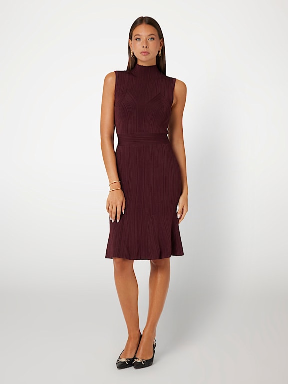 Midi dress sweater shop