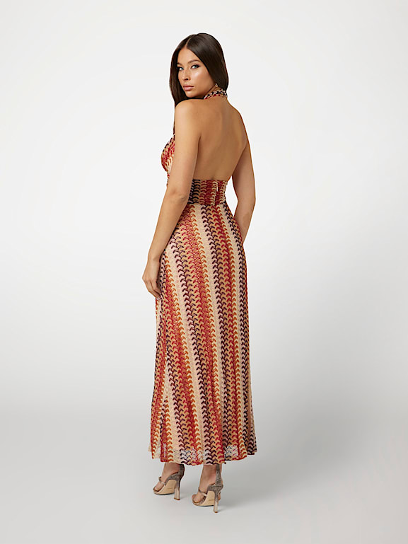 Tricot lange jurk on sale
