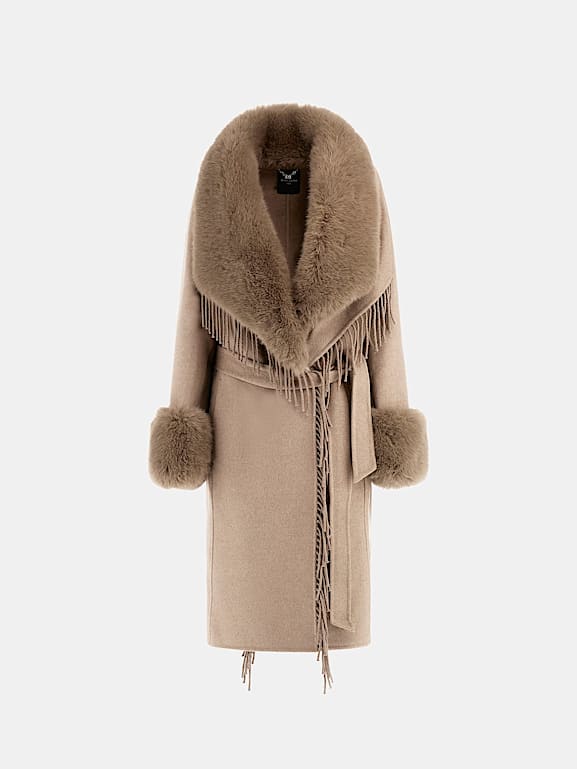 【 GUESS 】 MARCIANO Sienna Boucle Coat GUESS 】 MARCIANO Sienna Boucle Coat