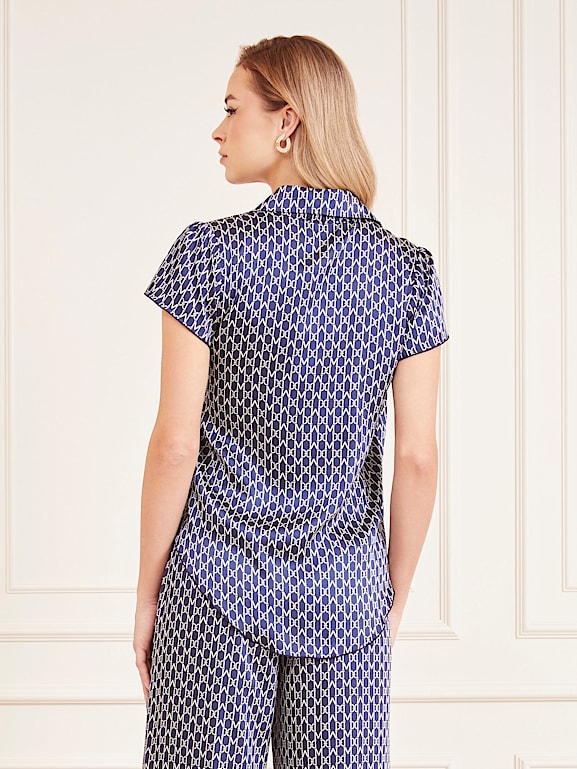 Marciano by GUESS Marciano all over logo blouse Women