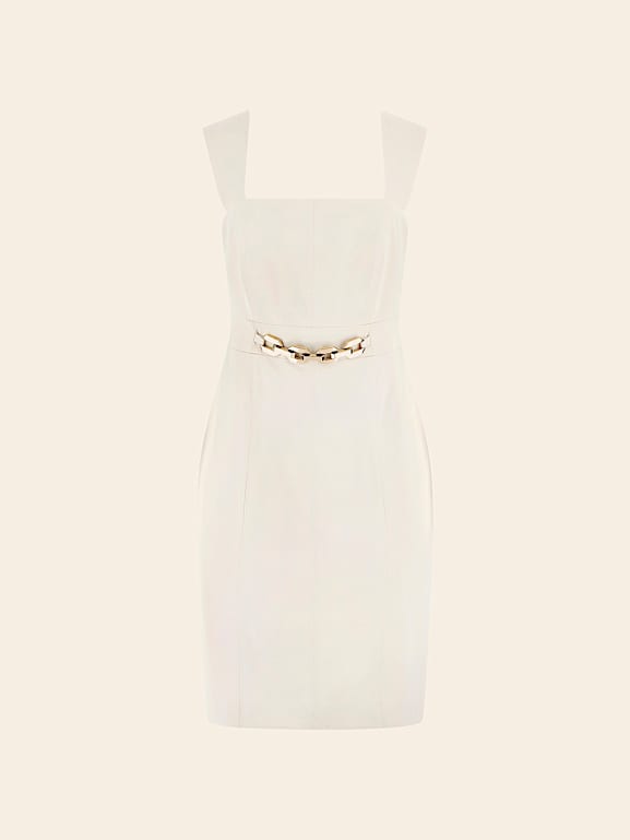 GUESS Vestido mini cenido con cadena Marciano Mujer