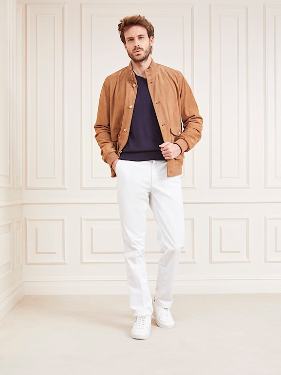 GUESS® Marciano perforated suede jacket
