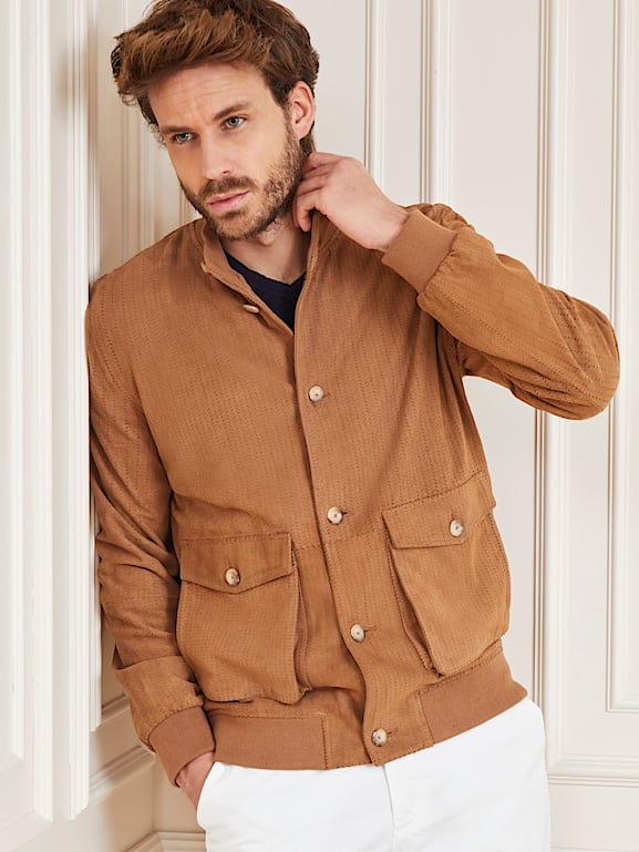 GUESS Giacca scamosciata traforata Marciano