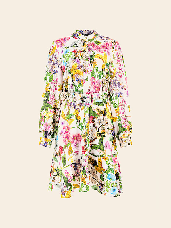 GUESS® Marciano floral print mini dress