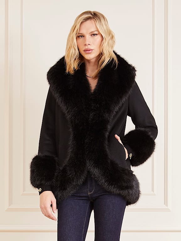 Manteau marciano femme clearance