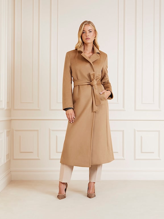 Marciano by GUESS® Marciano belted wool coat Women 