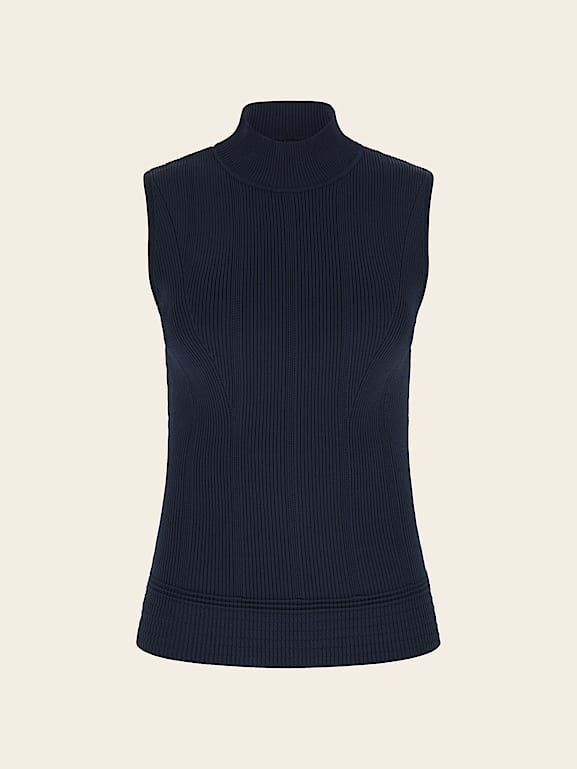 White Sleeveless Turtleneck Sweaters for Women - Up to 78% off