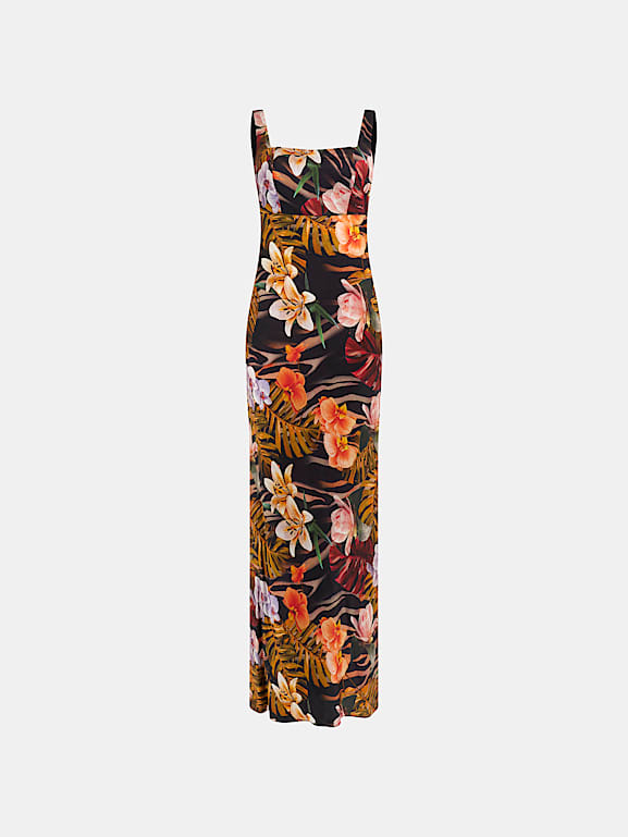 Abito lungo fiori guess store