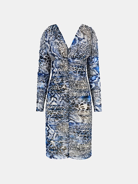 Bcbg mixed print bodycon dress online