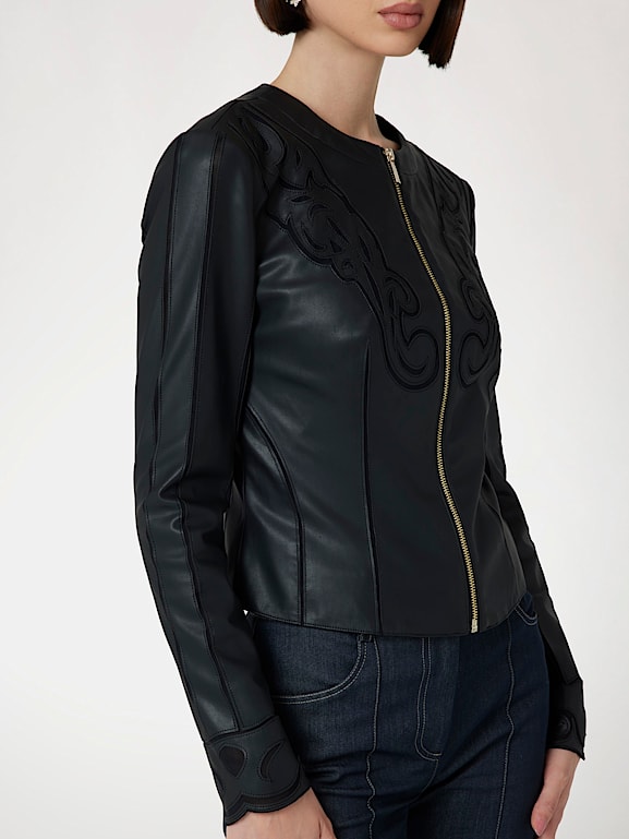 Guess by marciano leather jacket womens cheap