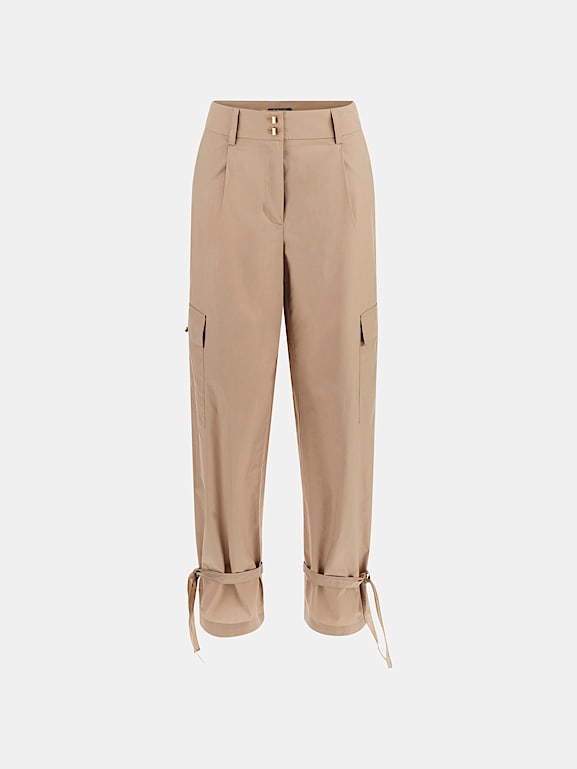 【関税&送料込】MARCIANO BY GUESS Trousers Beige MARCIANO By GUESS | Beige Women's Casual Pants | YOOX