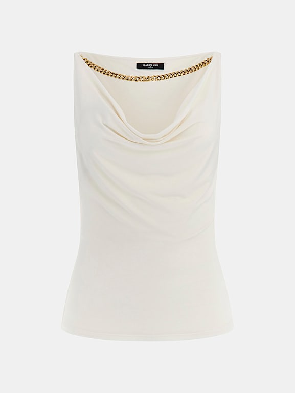【関税&送料込】MARCIANO BY GUESS Top White Marciano Women's Tops | GUESS