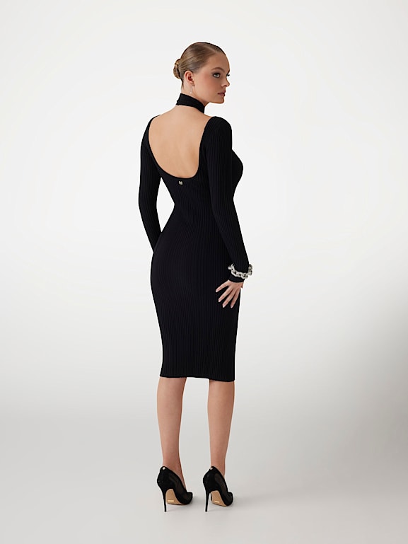 ゆな MARCIANO by GUESS® Prążkowana sukienka midi Marciano