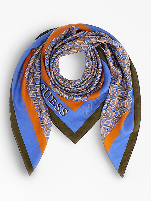 Silvana G Cube Logo Scarf