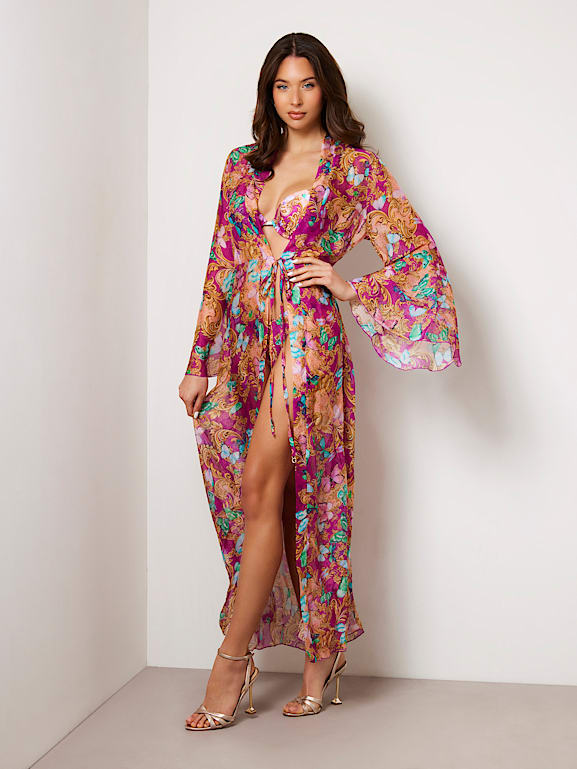 Guess kimono dress sales