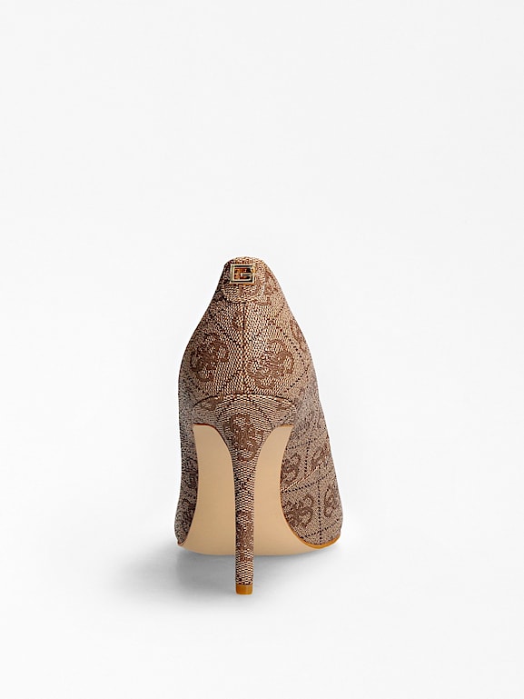 Guess beige heels best sale