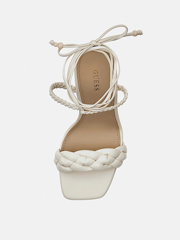 Guess white sale sandals