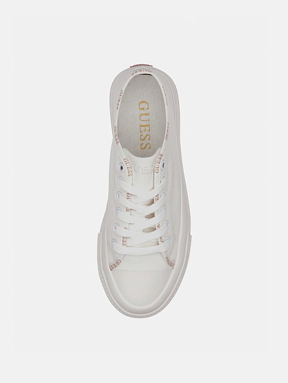 Guess canvas best sale sneakers