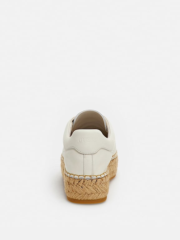 Leather espadrille sneakers shop
