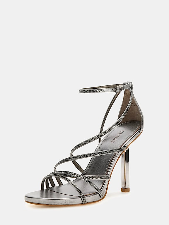 Guess silver hot sale sandals