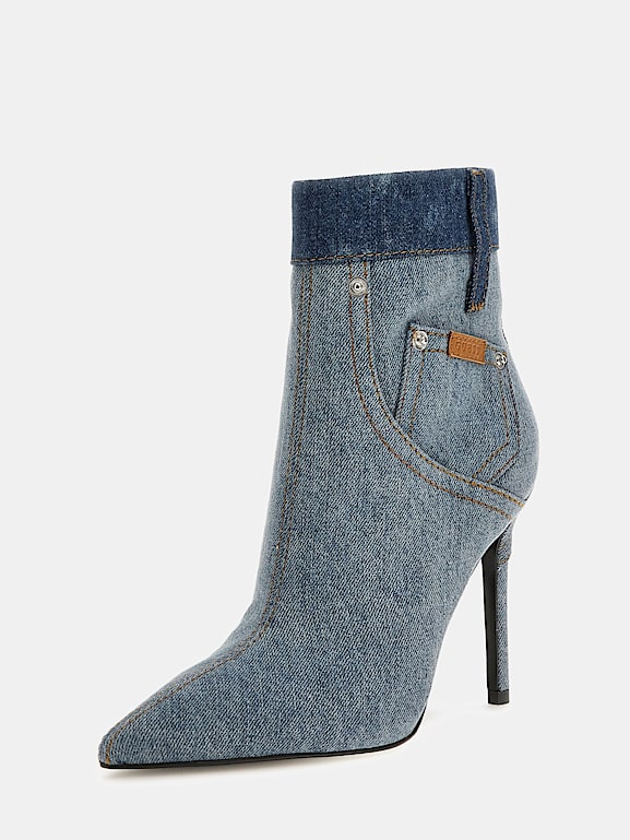 GUESS Avon denim ankle boots Women