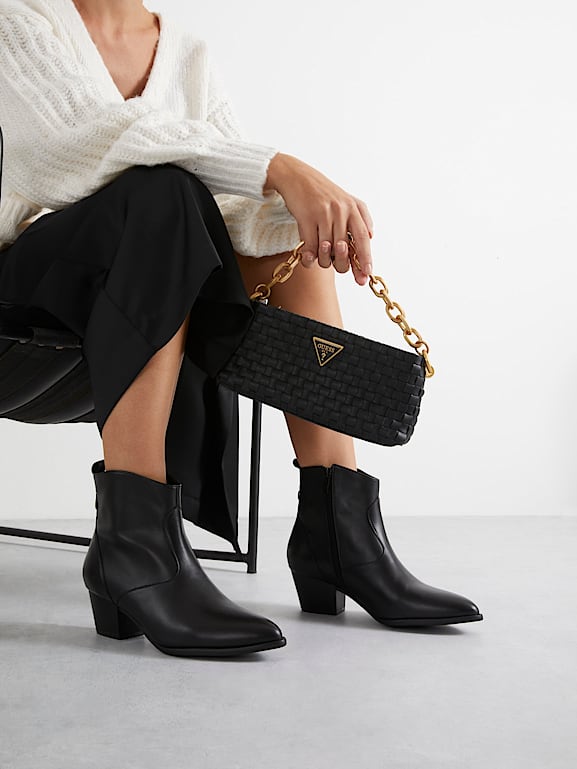 Guess best sale boots leather